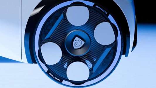 Концепт-кар Peugeot Polygon укомплектовали высокотехнологичными шинами Goodyear