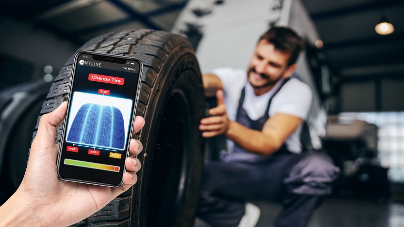 Фирма Anyline разработала приложение для определения износа шин